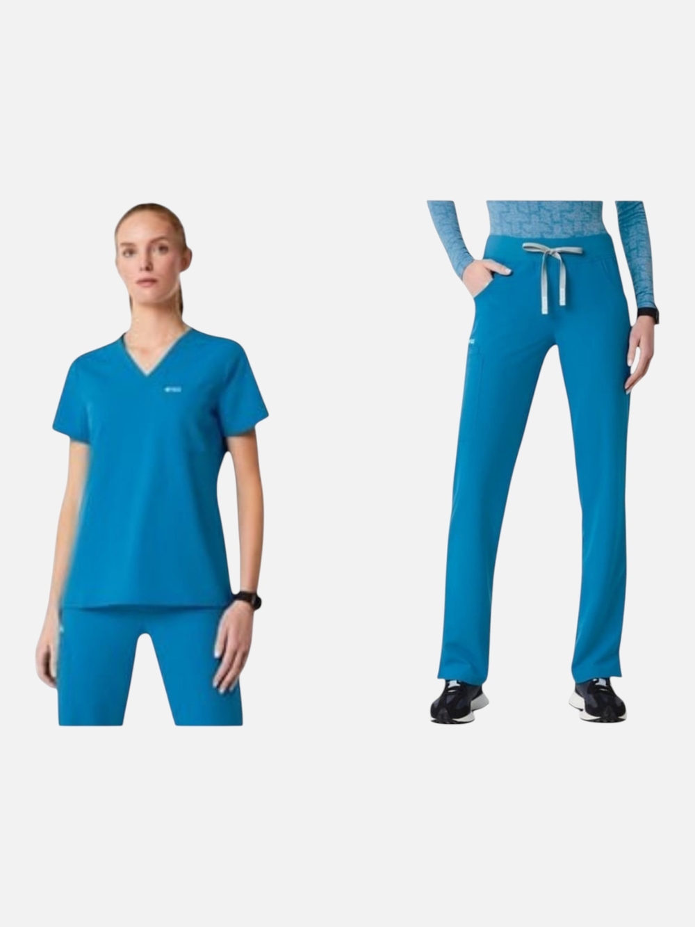Figs Extreme Blue Scrub Set
